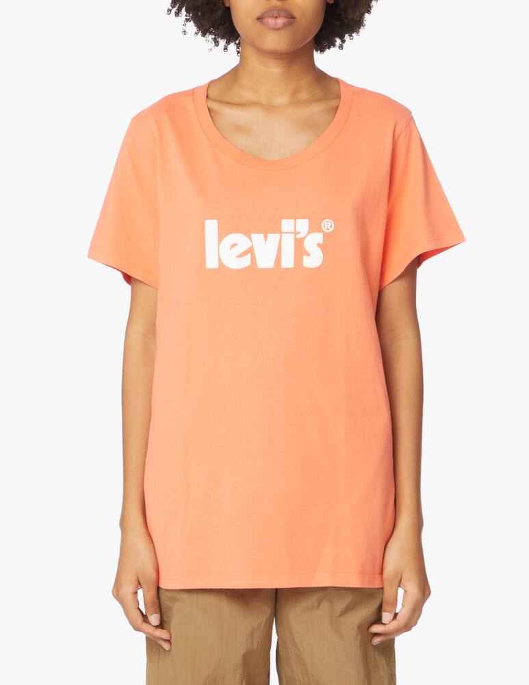 Levi's T-shirt in cotone Perfet tee plus - arancione - immagine 1 Levi's T-shirt in cotone Perfet tee plus - arancione - immagine 1
