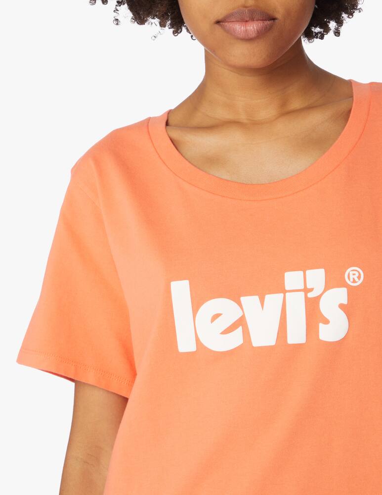 Levi's T-shirt in cotone Perfet tee plus - arancione - immagine 4 Levi's T-shirt in cotone Perfet tee plus - arancione - immagine 4