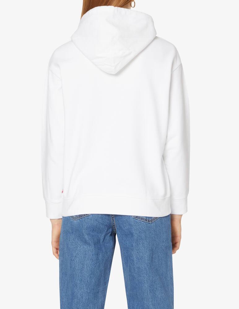 rinascente Levi's Felpa con cappuccio e logo - Bianco