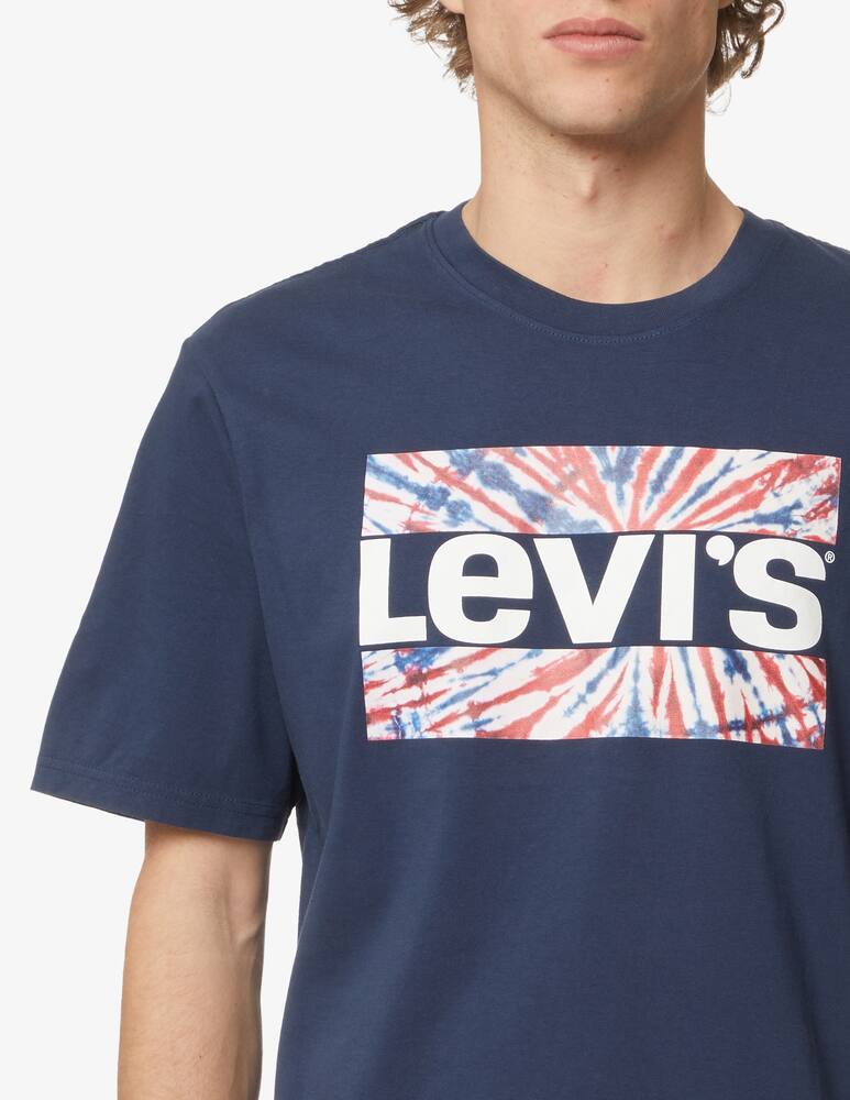 rinascente Levi's Maglietta girocollo relax olympic logo - Blu