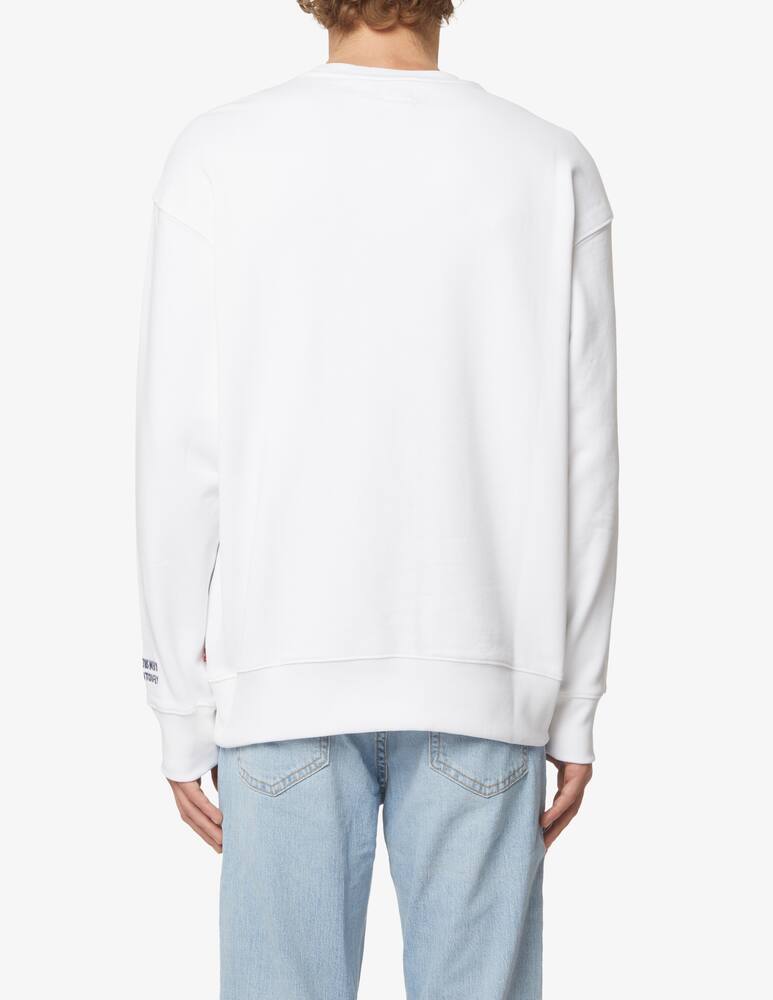 rinascente Levi's Felpa girocollo 501 relax bday - Bianco