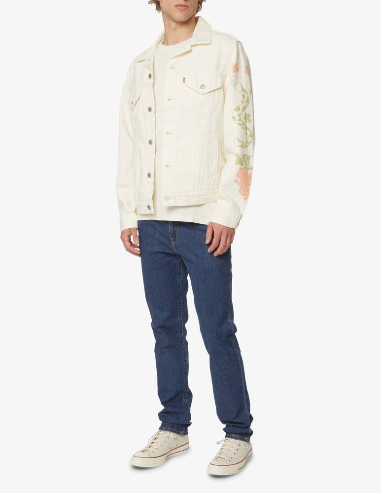 rinascente Levi's Trucker jacket white pattern bday - White