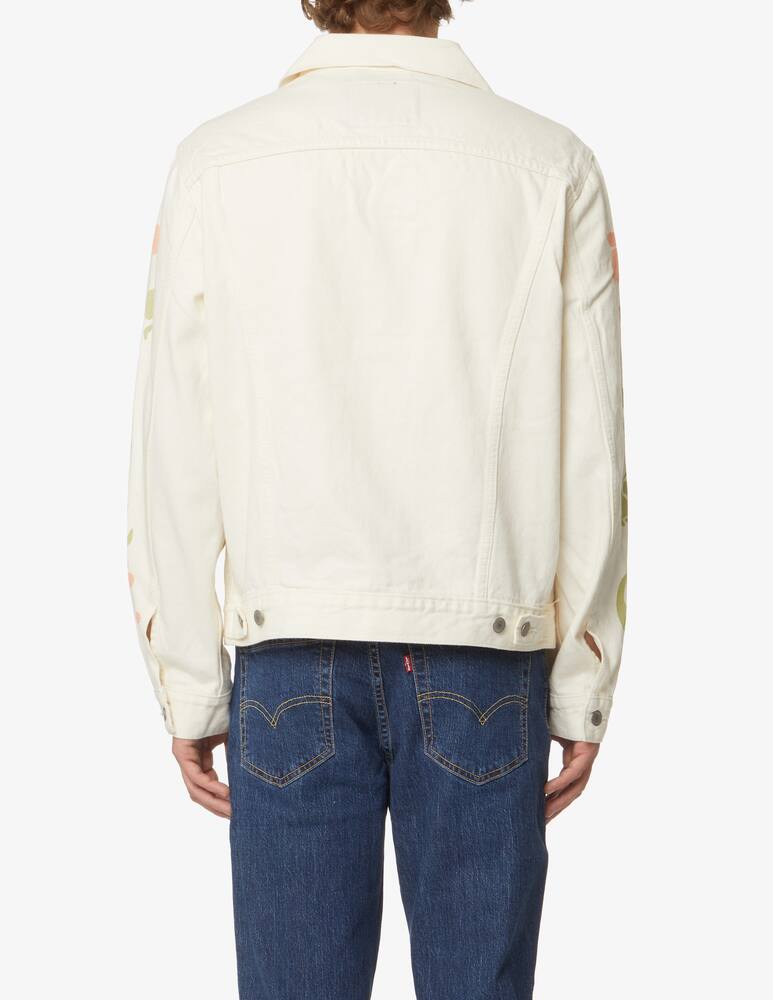 rinascente Levi's Trucker jacket white pattern bday - White