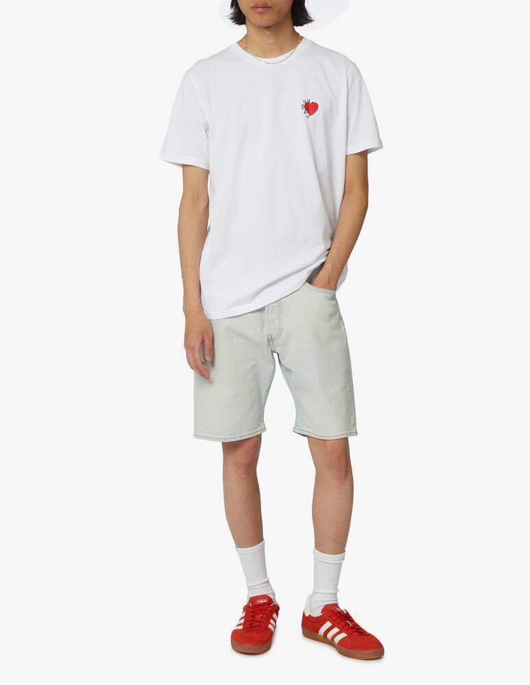 rinascente Levi's 501 hemmed short dark indigo denim