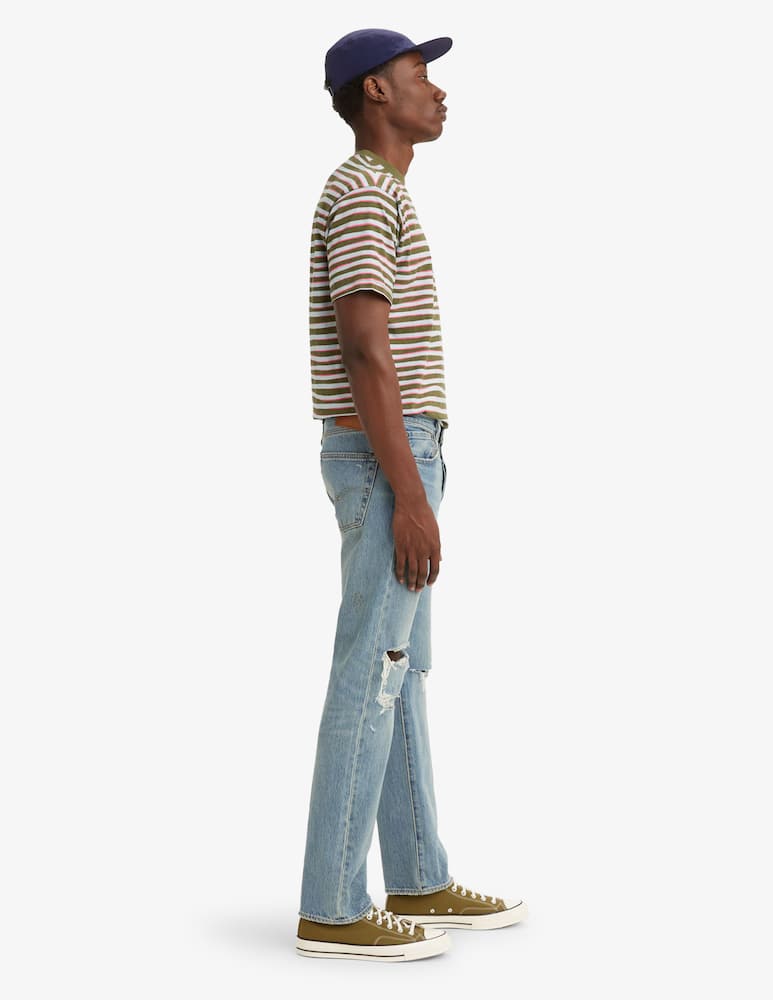 Levi's Jeans 501 original light indigo destroy - Azzurro - immagine 2 Levi's Jeans 501 original light indigo destroy - Azzurro - immagine 2