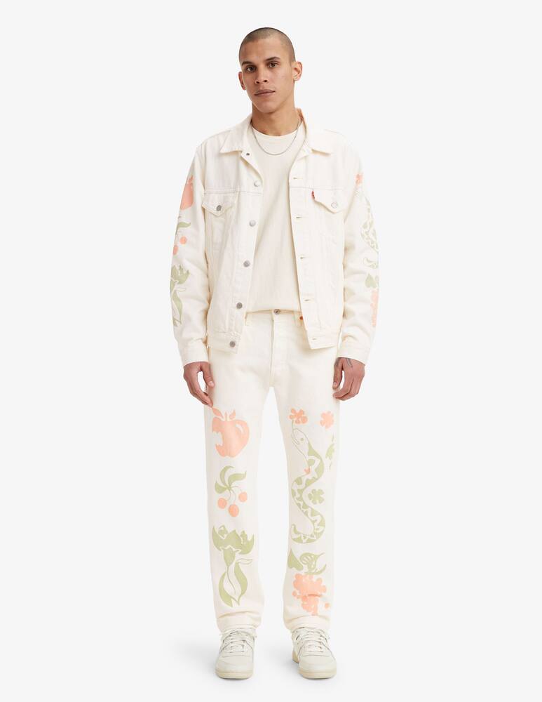 Levi's Jeans 501 original white pattern bday - Bianco - immagine 1 Levi's Jeans 501 original white pattern bday - Bianco - immagine 1