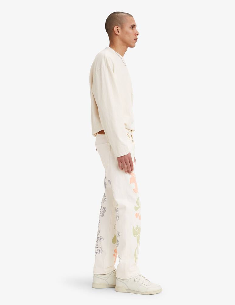 Levi's Jeans 501 original white pattern bday - Bianco - immagine 2 Levi's Jeans 501 original white pattern bday - Bianco - immagine 2