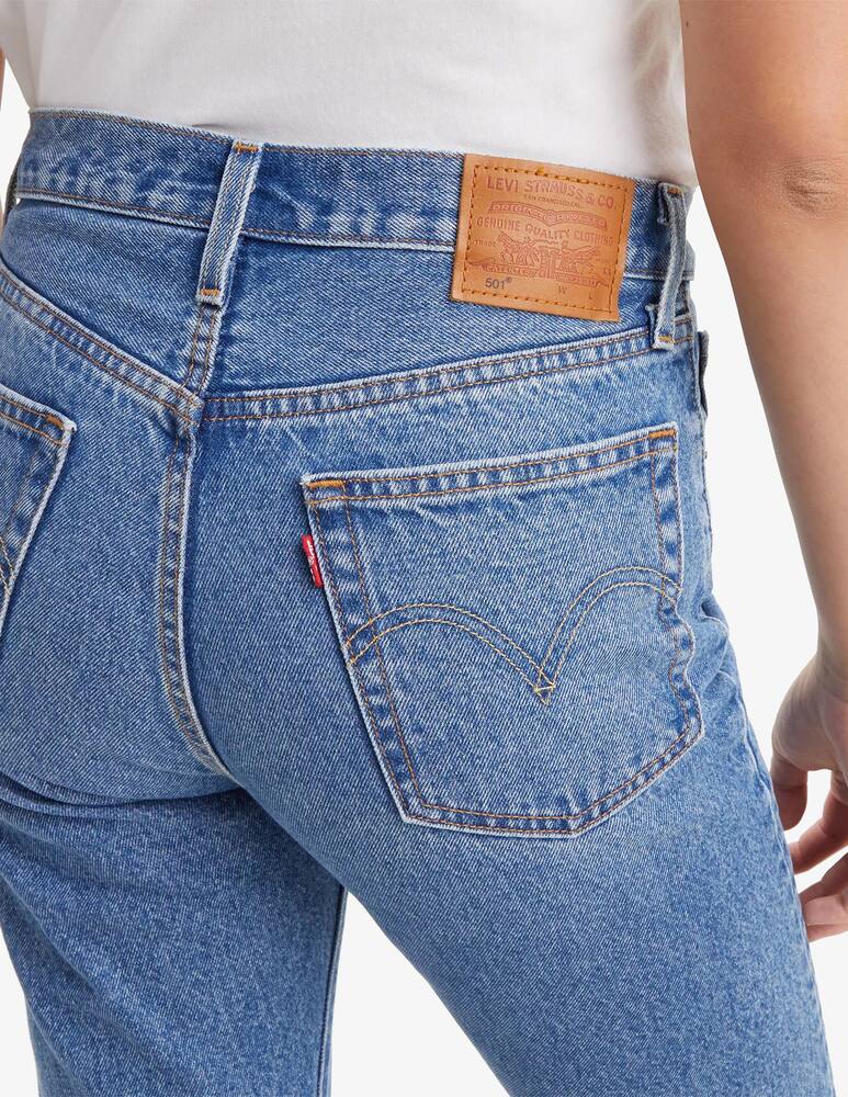 rinascente Levi's Jeans straight cropped a vita alta 501