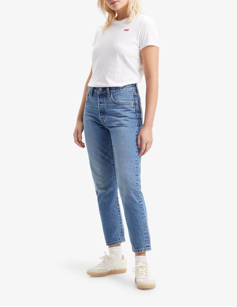 rinascente Levi's Jeans straight cropped a vita alta 501