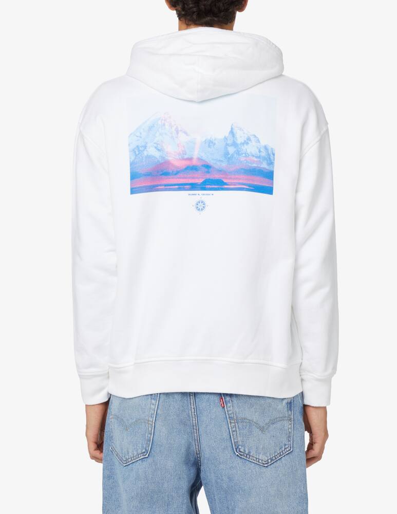 rinascente Levi's Graphic relax hoodie - White