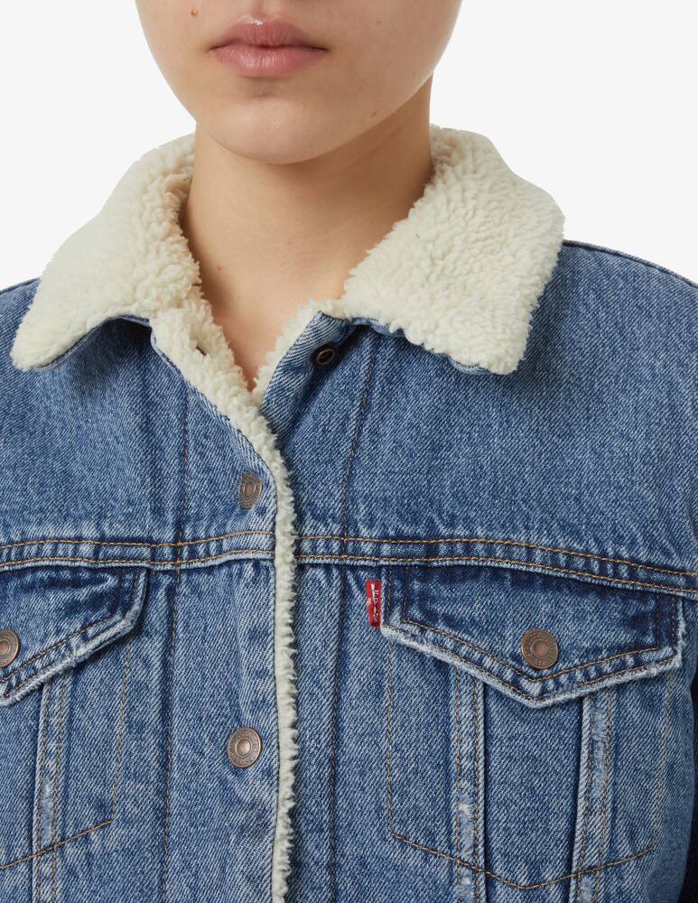 rinascente Levi's Sherpa D denim jacket