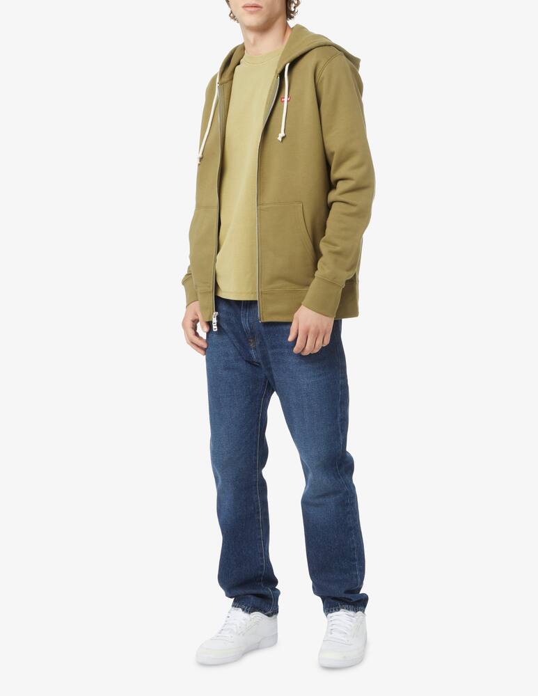 rinascente Levi's Felpa con cappuccio fzip mini batwing - Oliva