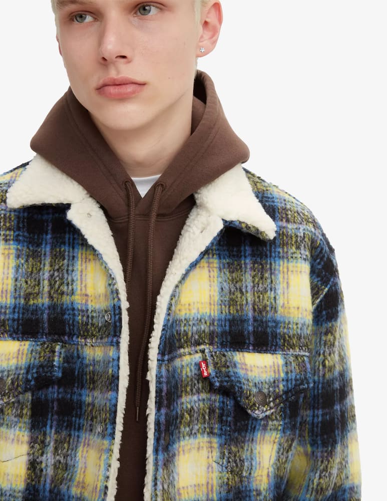 rinascente Levi's Sherpa jacket wool check - Multi