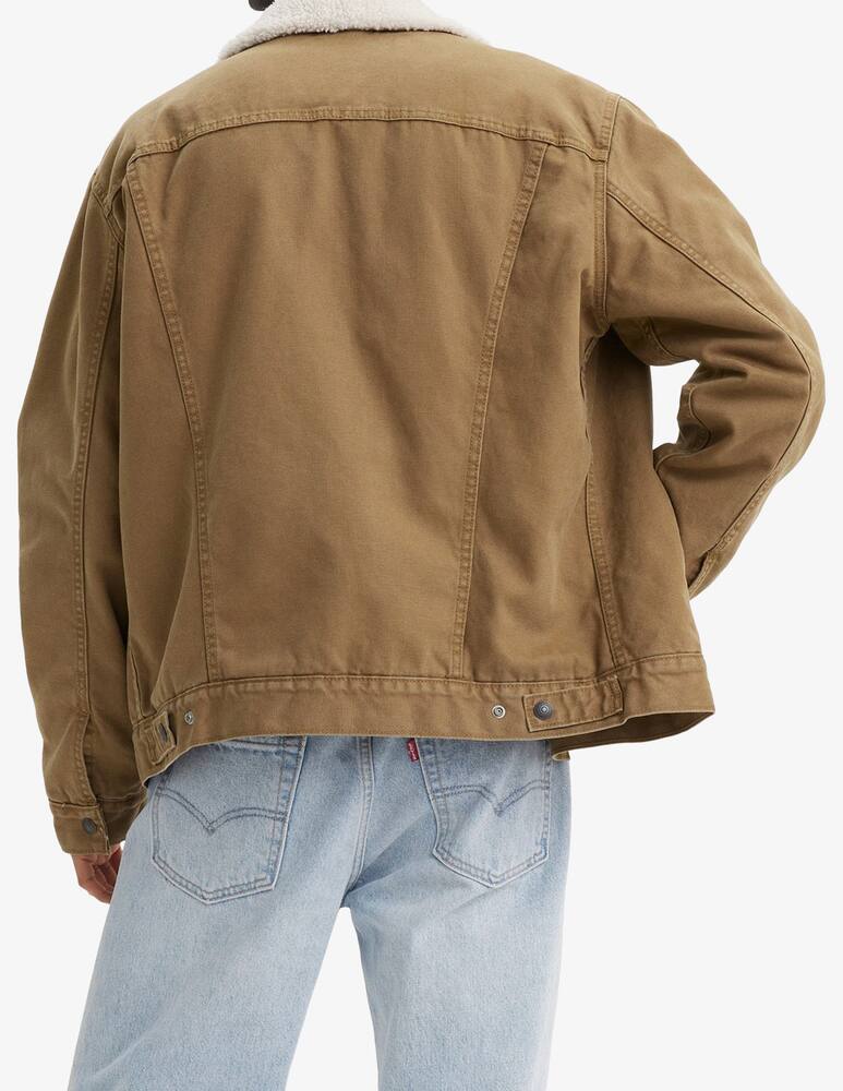 rinascente Levi's Sherpa trucker canvas jacket
