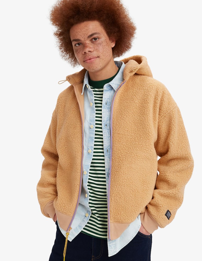 rinascente Levi's Fzip sherpa fleece - Beige