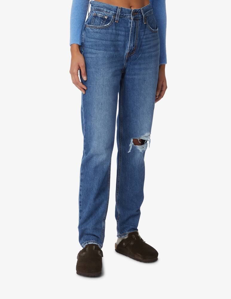 rinascente Levi's Mom high rise jeans with breaks - Blue