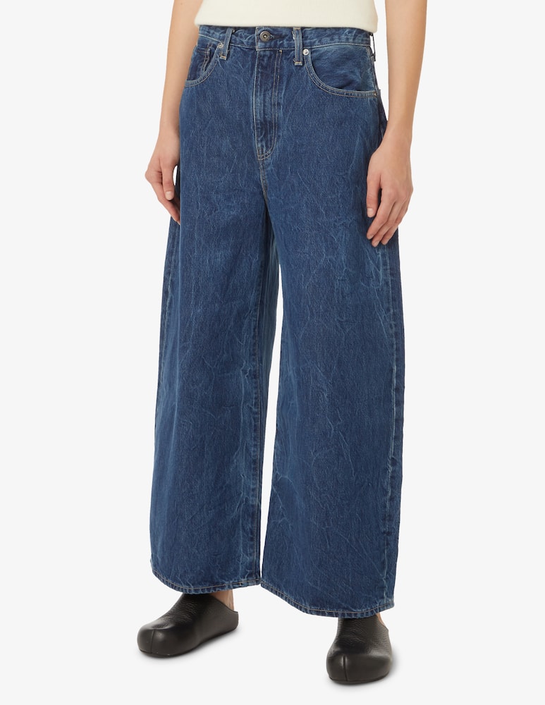 rinascente Levi's Made & Crafted Jeans a palazzo stropicciati Crop WB - Blu