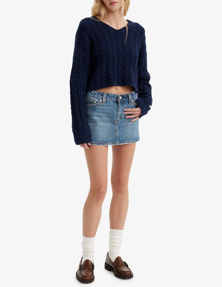 rinascente Levi's Minigonna di jeans a vita bassa