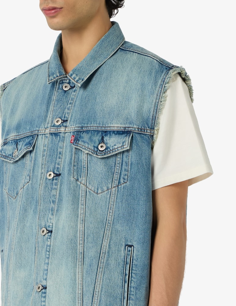 rinascente Levi's Gilet trucker in jeans
