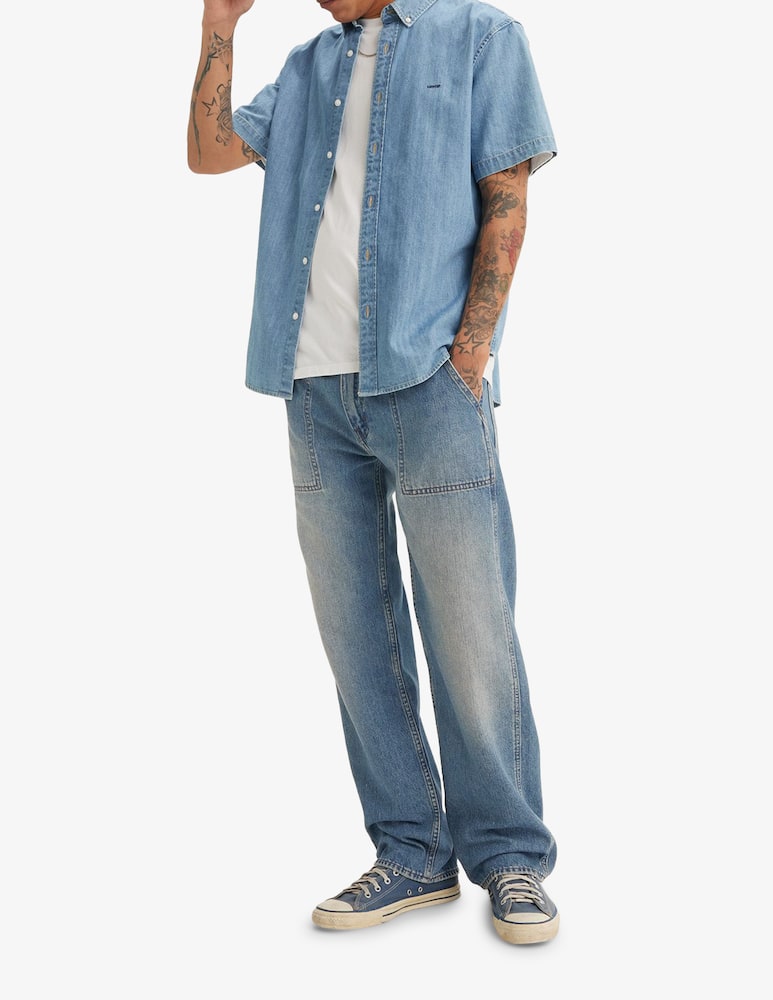 rinascente Levi's Jeans 555 relaxed straight utility chiaro