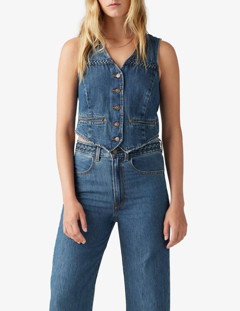 rinascente Levi's Gilet intrecciato indaco