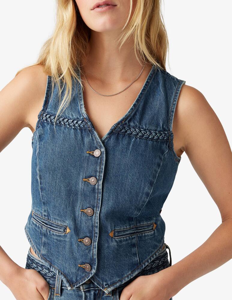 rinascente Levi's Gilet intrecciato indaco