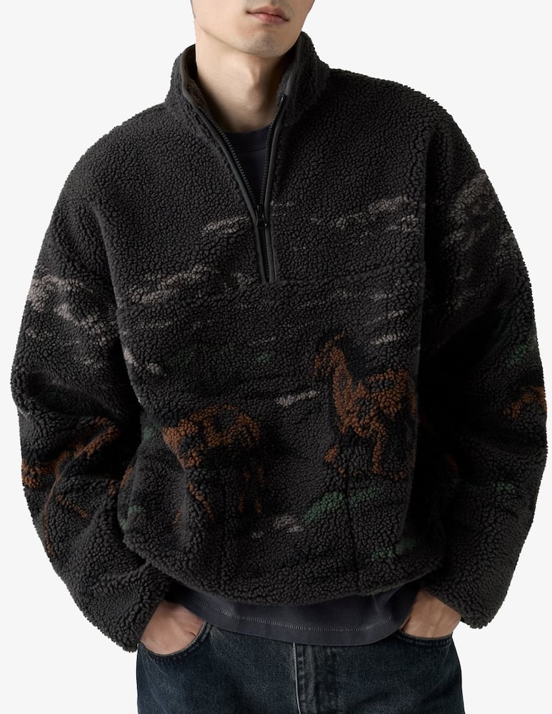 rinascente Levi's Fleece horse print jumper