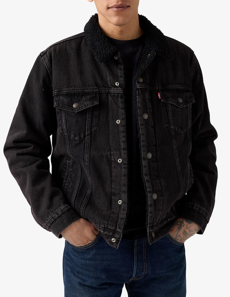Levi's Denim sherpa jacket - picture 2 Levi's Denim sherpa jacket - picture 2