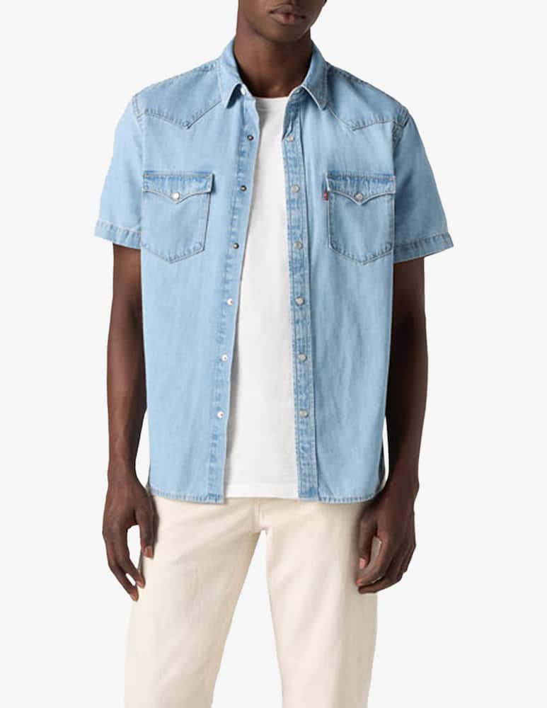 rinascente Levi's Western denim short-sleeve shirt