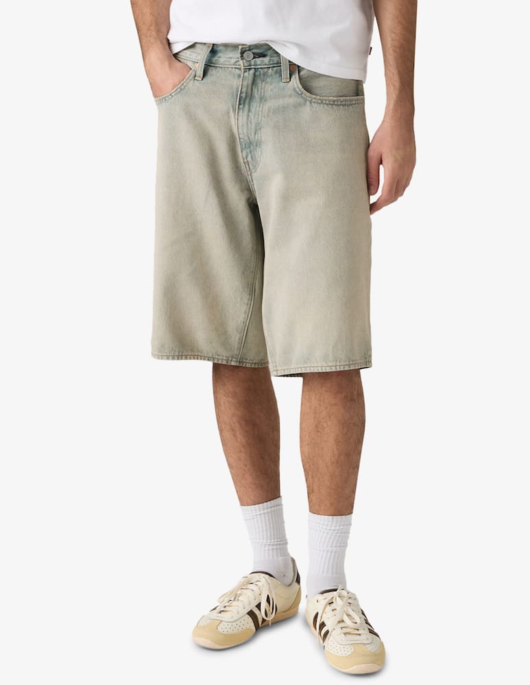 rinascente Levi's Bermuda jeans baggy chiaro