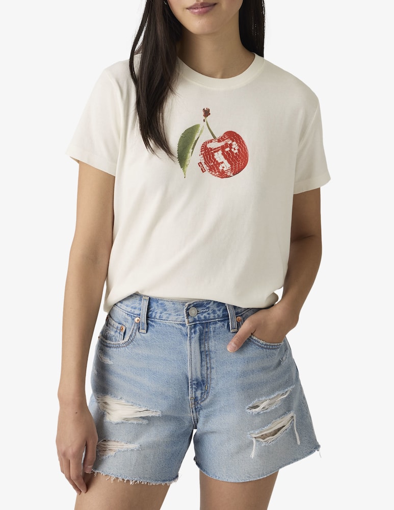 rinascente Levi's Apple print t-shirt
