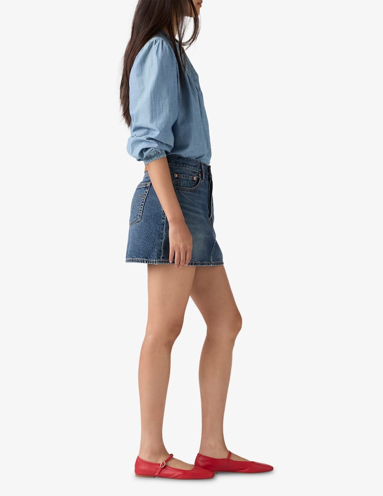 rinascente Levi's Denim mini skirt Icon