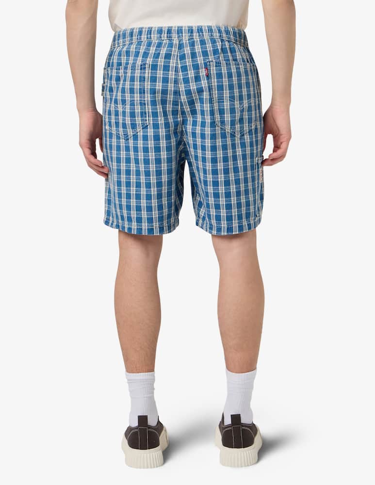 rinascente Levi's Workwear checked denim bermuda