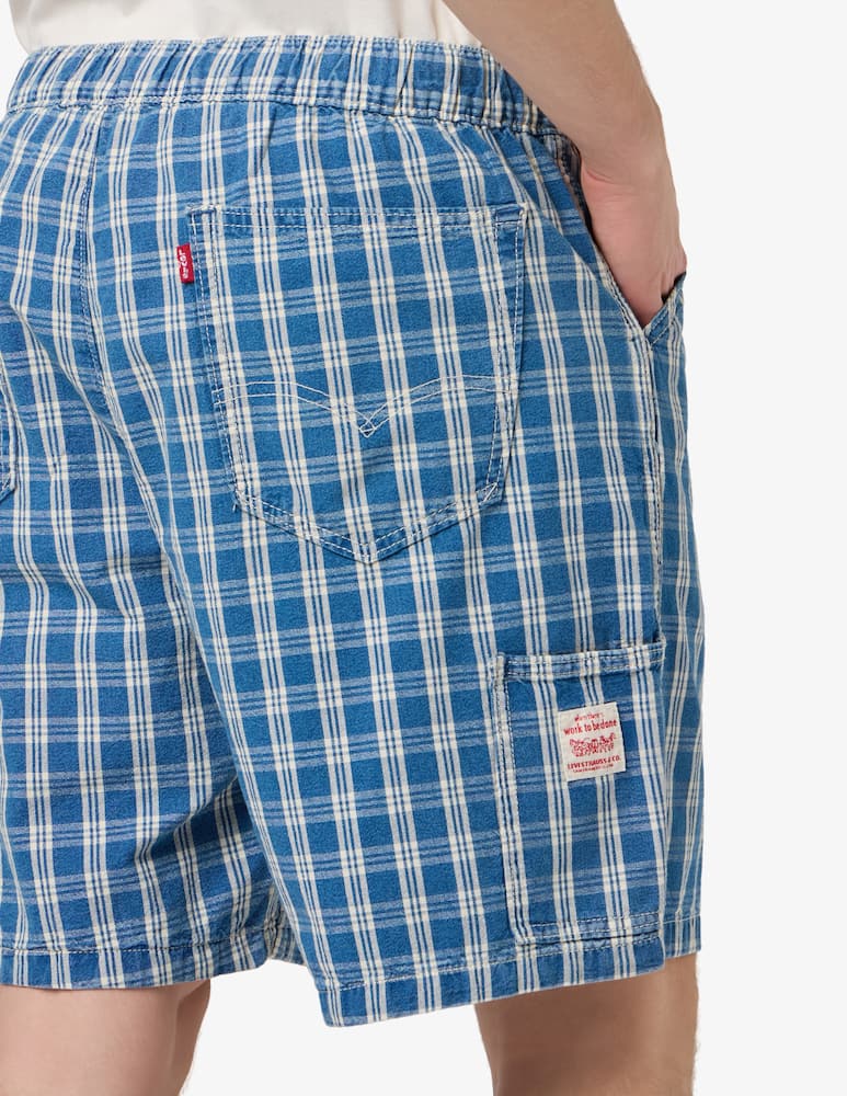 rinascente Levi's Workwear checked denim bermuda