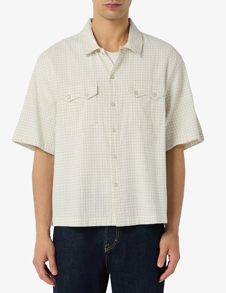 Levi's Camicia western micro check in cotone - immagine 1