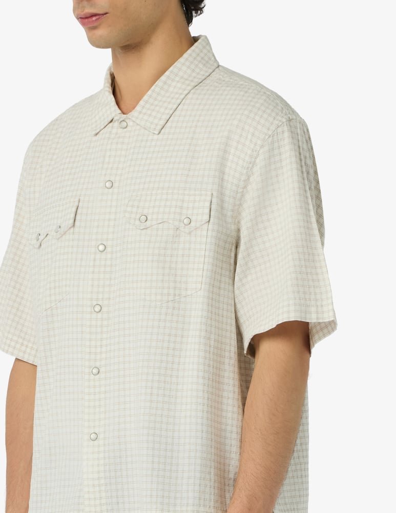 Levi's Camicia western micro check in cotone - immagine 4