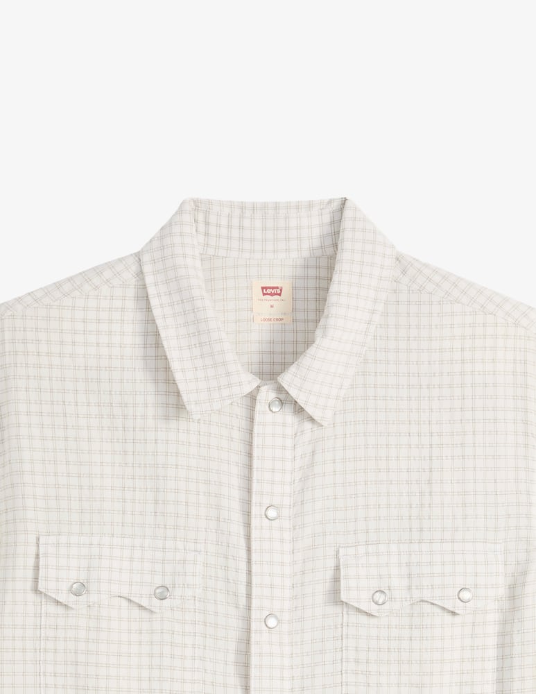 rinascente Levi's Western micro check short shirt