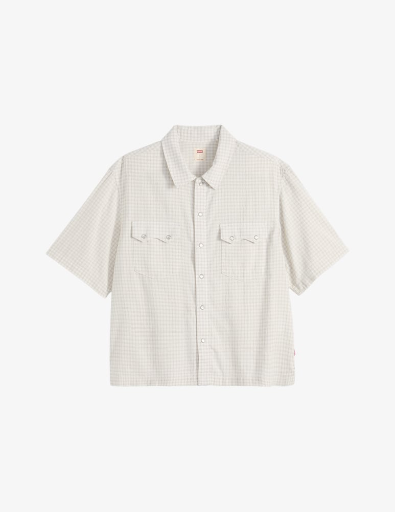 rinascente Levi's Western micro check short shirt