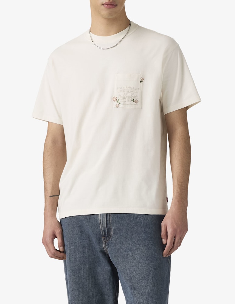 Levi's T-shirt taschino ricamo floreale - immagine 1 Levi's T-shirt taschino ricamo floreale - immagine 1