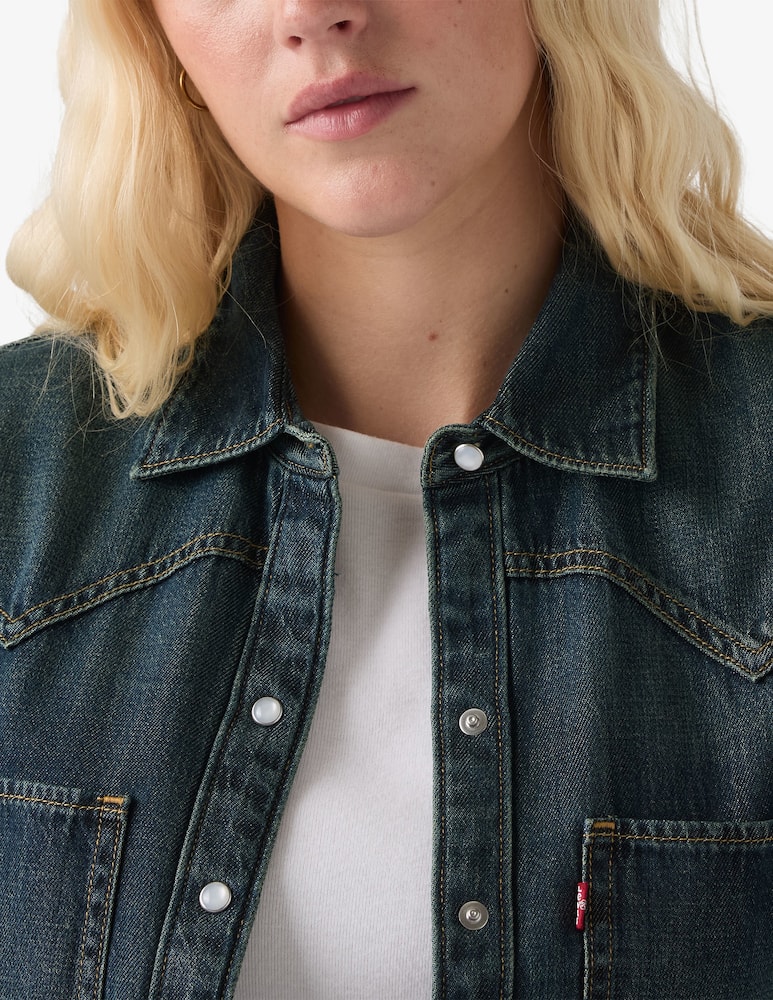 Levi's Teodora western denim shirt - picture 4 Levi's Teodora western denim shirt - picture 4