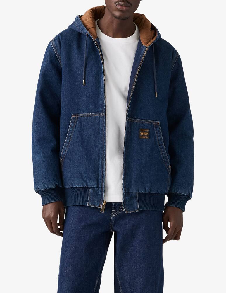 rinascente Levi's Denim hooded workwear jacket