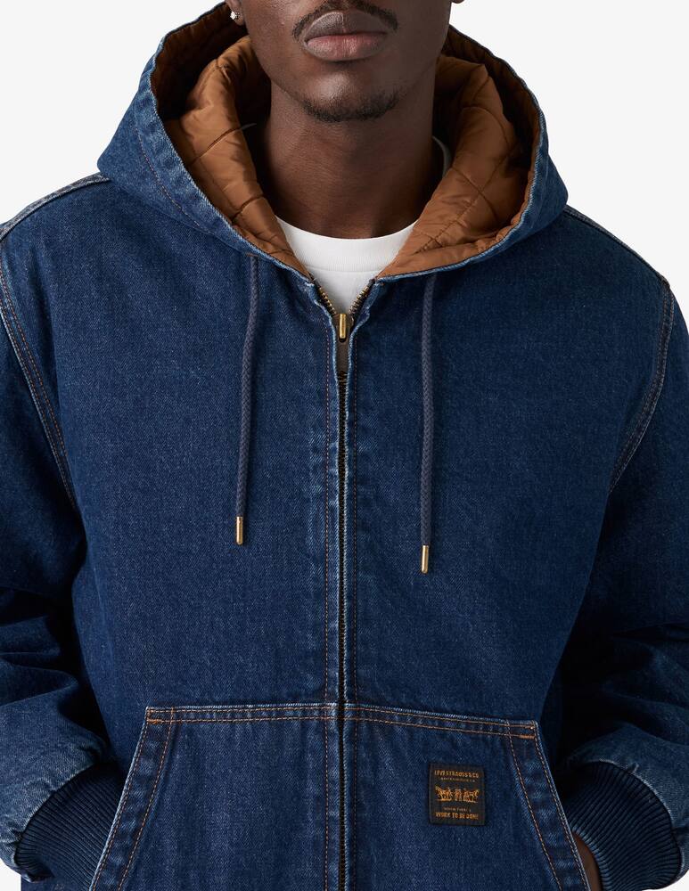 rinascente Levi's Denim hooded workwear jacket