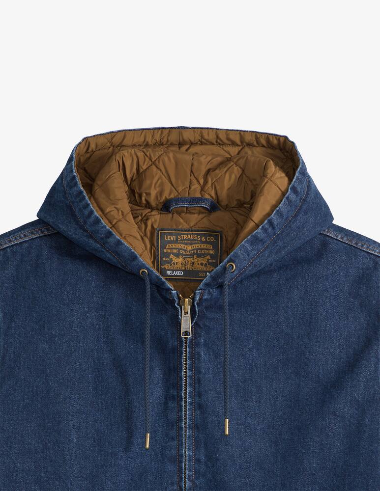 rinascente Levi's Denim hooded workwear jacket