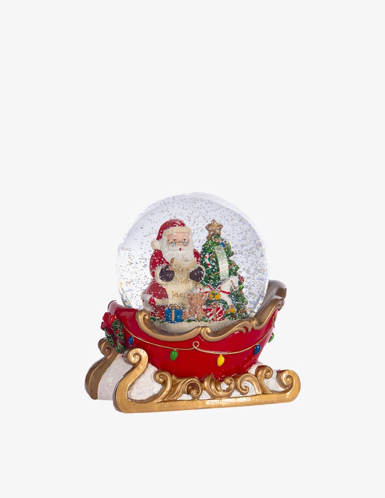 Goodwill Santa Claus and Sleigh Snow Globe 16.5cm - picture 1 Goodwill Santa Claus and Sleigh Snow Globe 16.5cm - picture 1