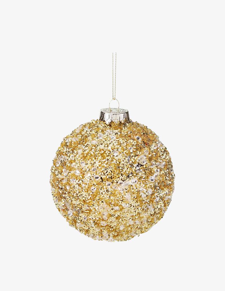 rinascente Goodwill Gold Glitter Ball 10Cm