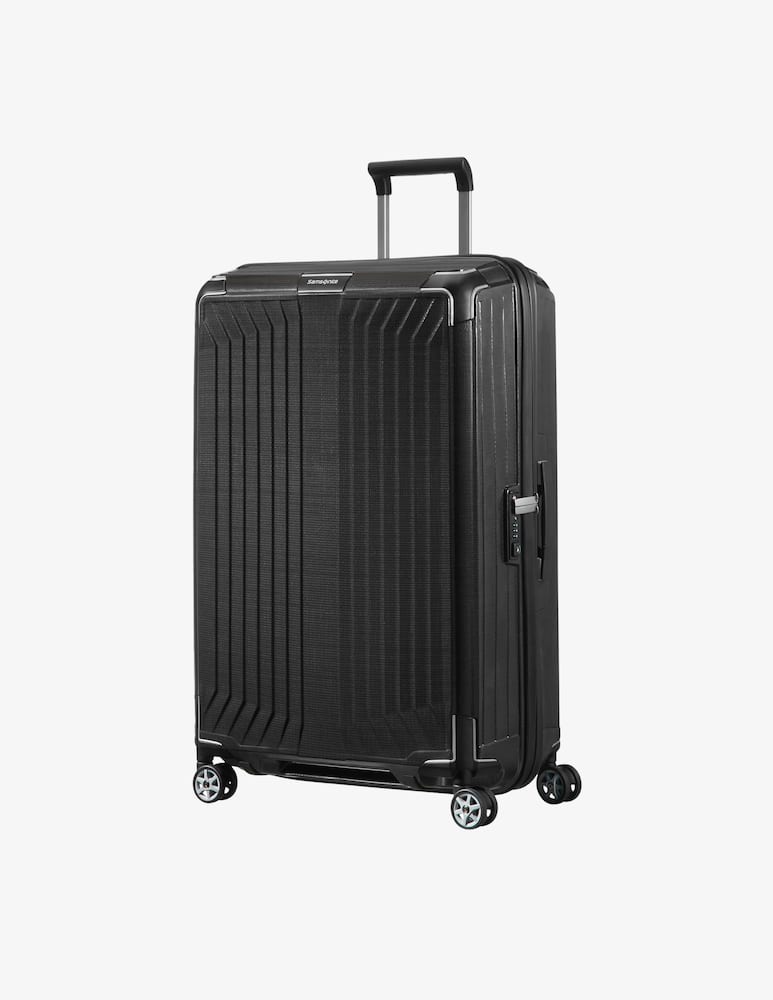 rinascente Samsonite Lite-Box Spinner 75x28 Check In Luggage - Black