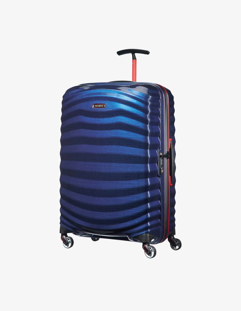 rinascente Samsonite Lite Shock Sport Spinner Check In Luggage - Blue
