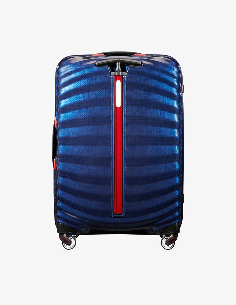 rinascente Samsonite Lite Shock Sport Spinner Check In Luggage - Blue