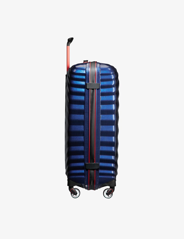 rinascente Samsonite Lite Shock Sport Spinner Check In Luggage - Blue