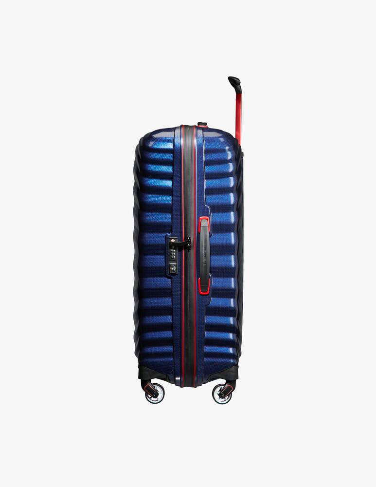 rinascente Samsonite Lite Shock Sport Spinner Check In Luggage - Blue